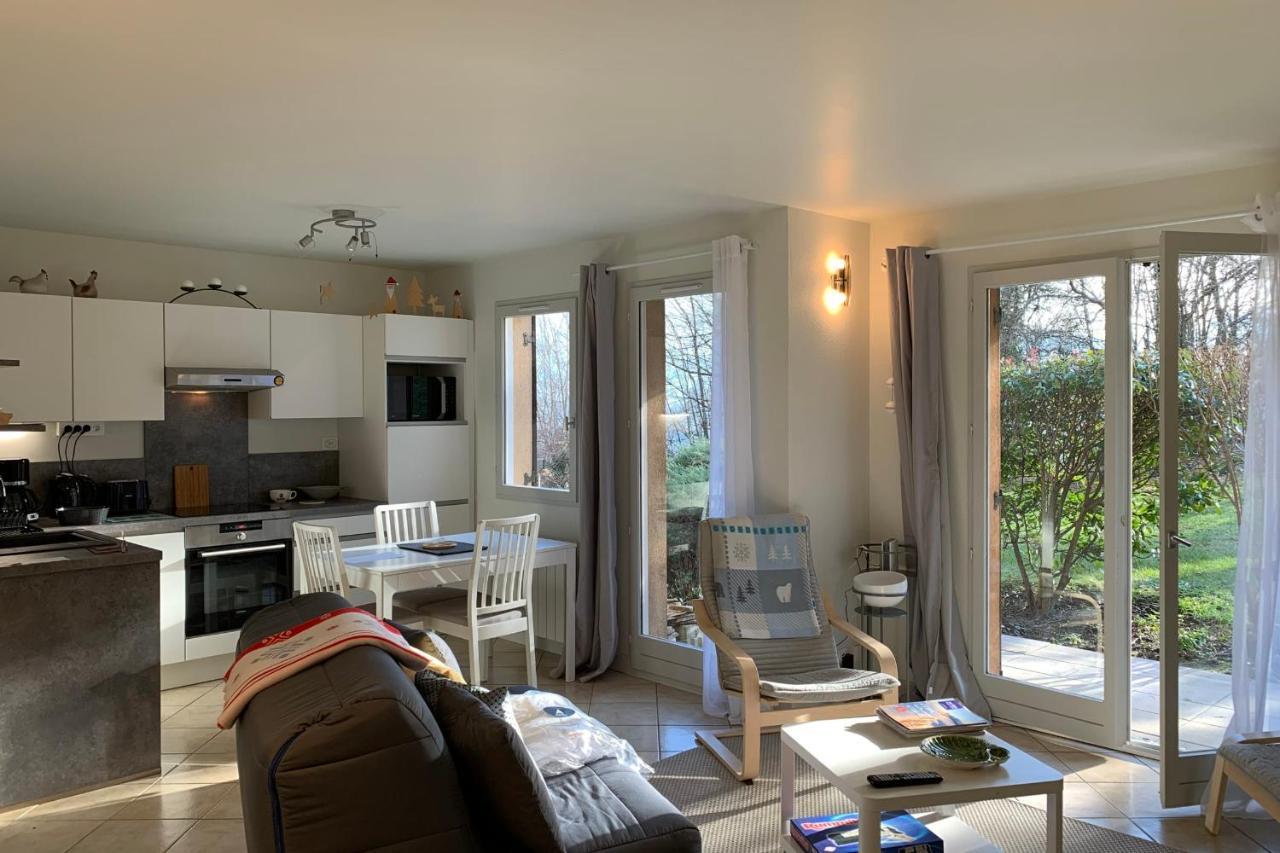 Ferienwohnung #P0 Le Montbonnot Luminous T2 Garden - Terrace Exterior foto